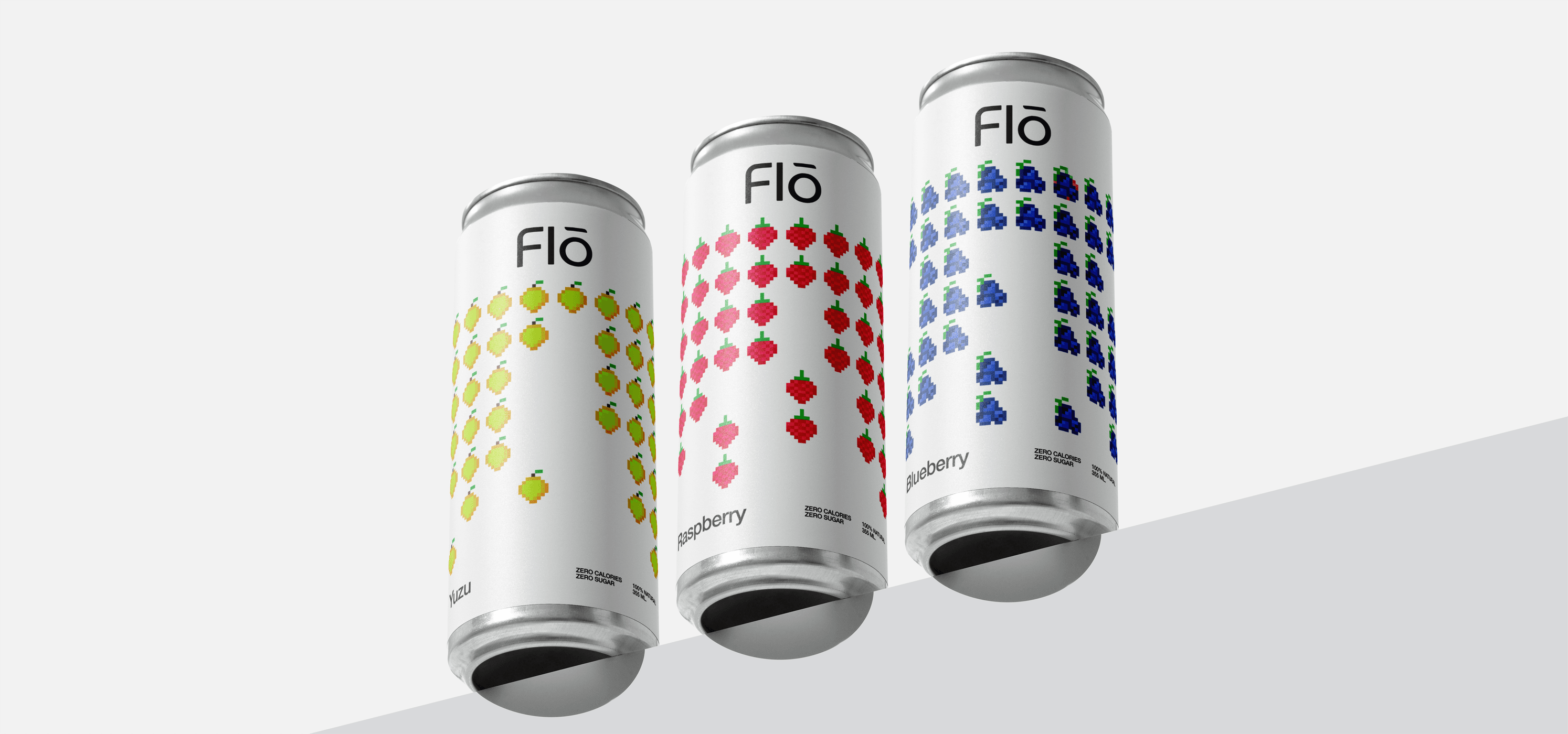 Flo, konceptuální přírodní nápoje - webový design a digitální strategie portfolio BrandLabs